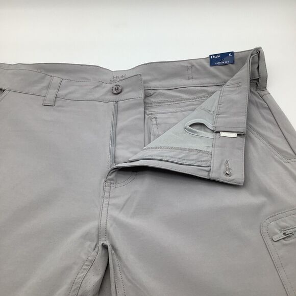 Huk Mens Next Level Fishing Hiking Pants Overcast Grey Size XL NWT - Picture 8 of 16